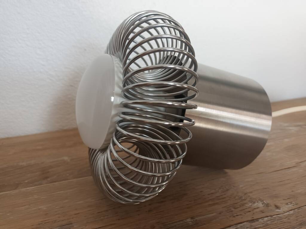 Suspension inox années 70 Philippe Rogier