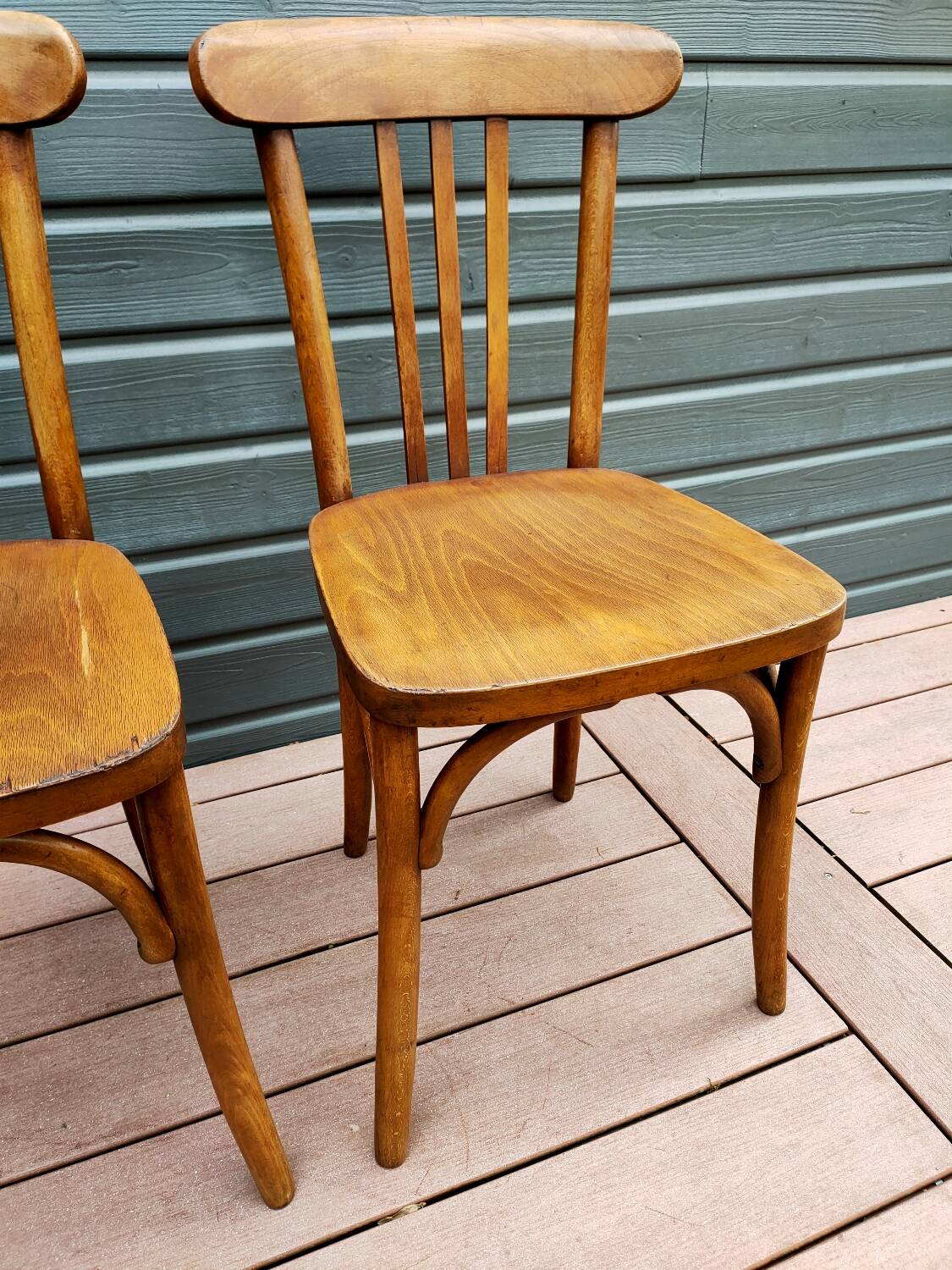 Pair of Luterma bistro chairs