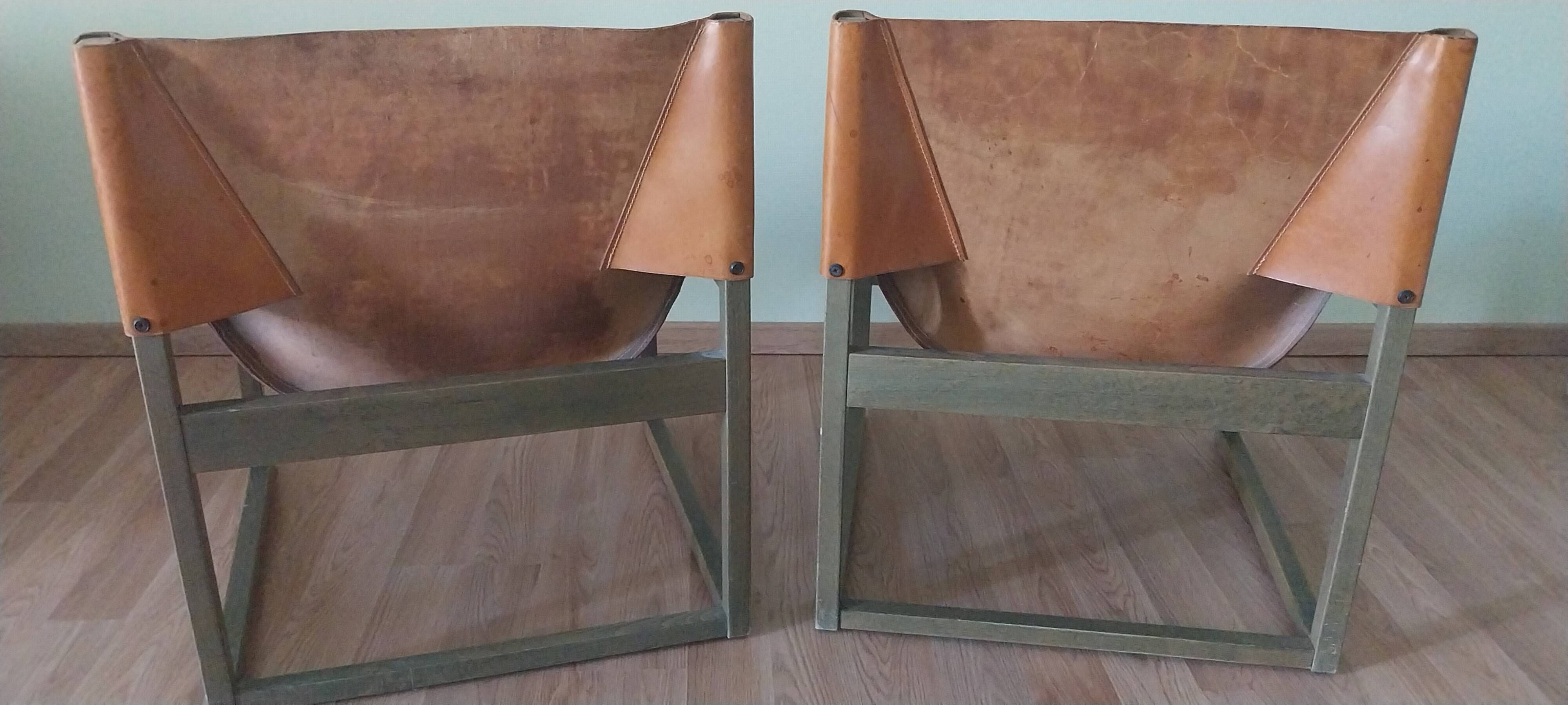 2 Canto armchairs by Rainer Schell for Franz Schlapp, Germany, 1964