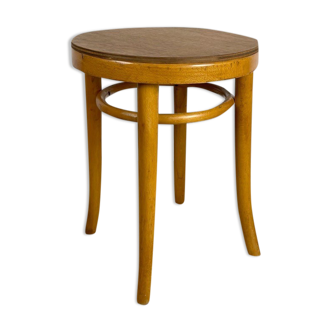Curved wooden piano stool 1930