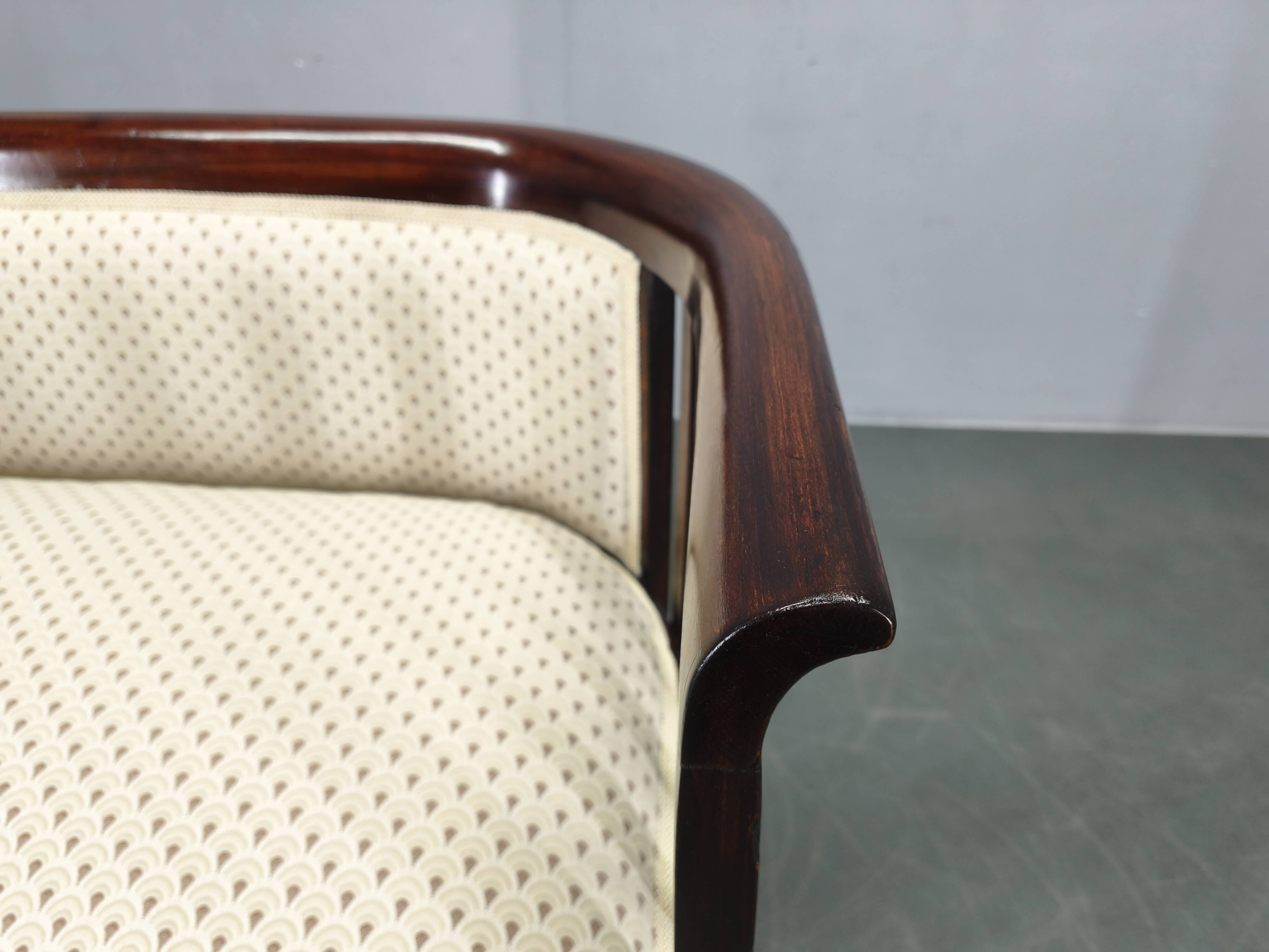 Josef Hoffmann Attributed Beech Sofa, Vienna Secession, 1920s