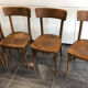 Suite de 4 chaises de bistrot Thonet, années 1960