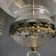 Antique italian liberty chandelier lamp, 1930s