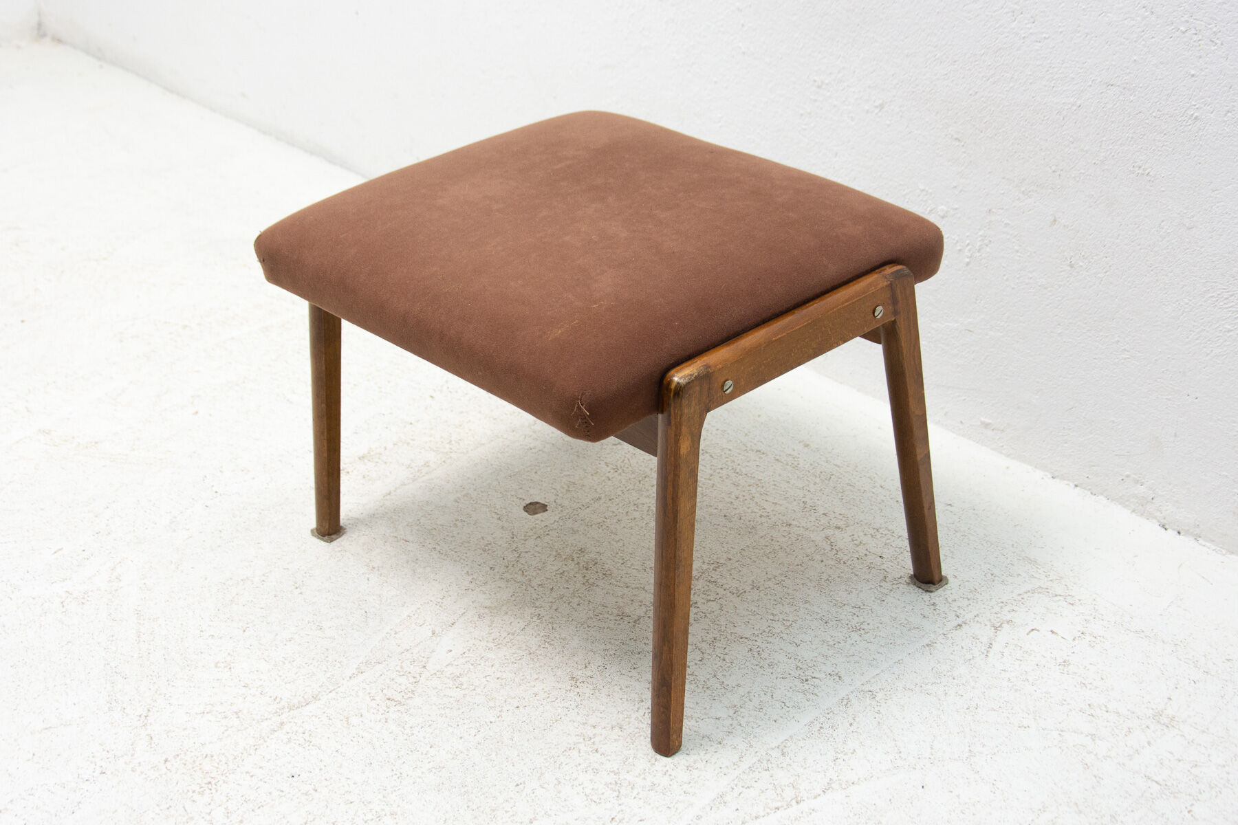 Mid century stool, footrest, 1960´s, Czechoslovakia
