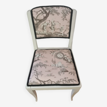 Toile de jouy chair