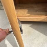 Vintage wooden sideboard cabinet