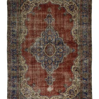 Tapis vintage turc tissé à la main unique en son genre - charme vintage rustique 322 x 225