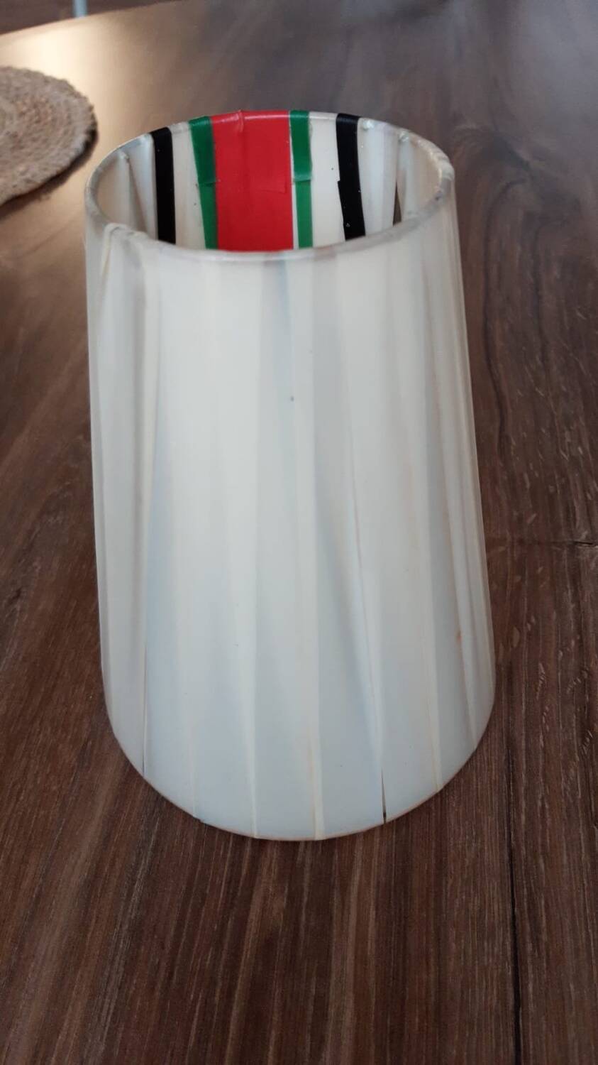 Mid-century design ceramic wall lamp circa 1950