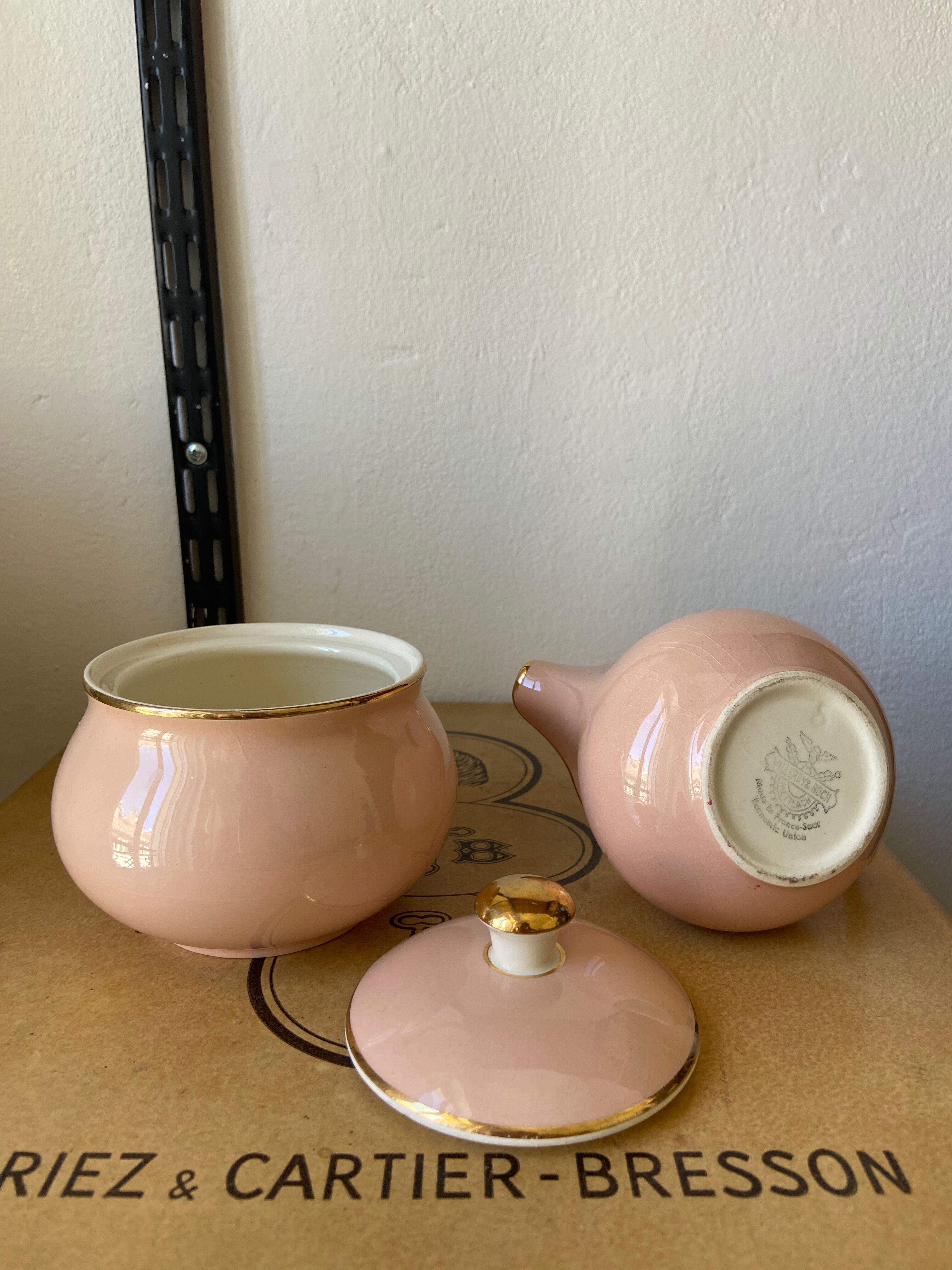 Crémier de villeroy et boch with the inscription "nous deux"