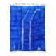 Blue Moroccan rug in wool 250/150cm