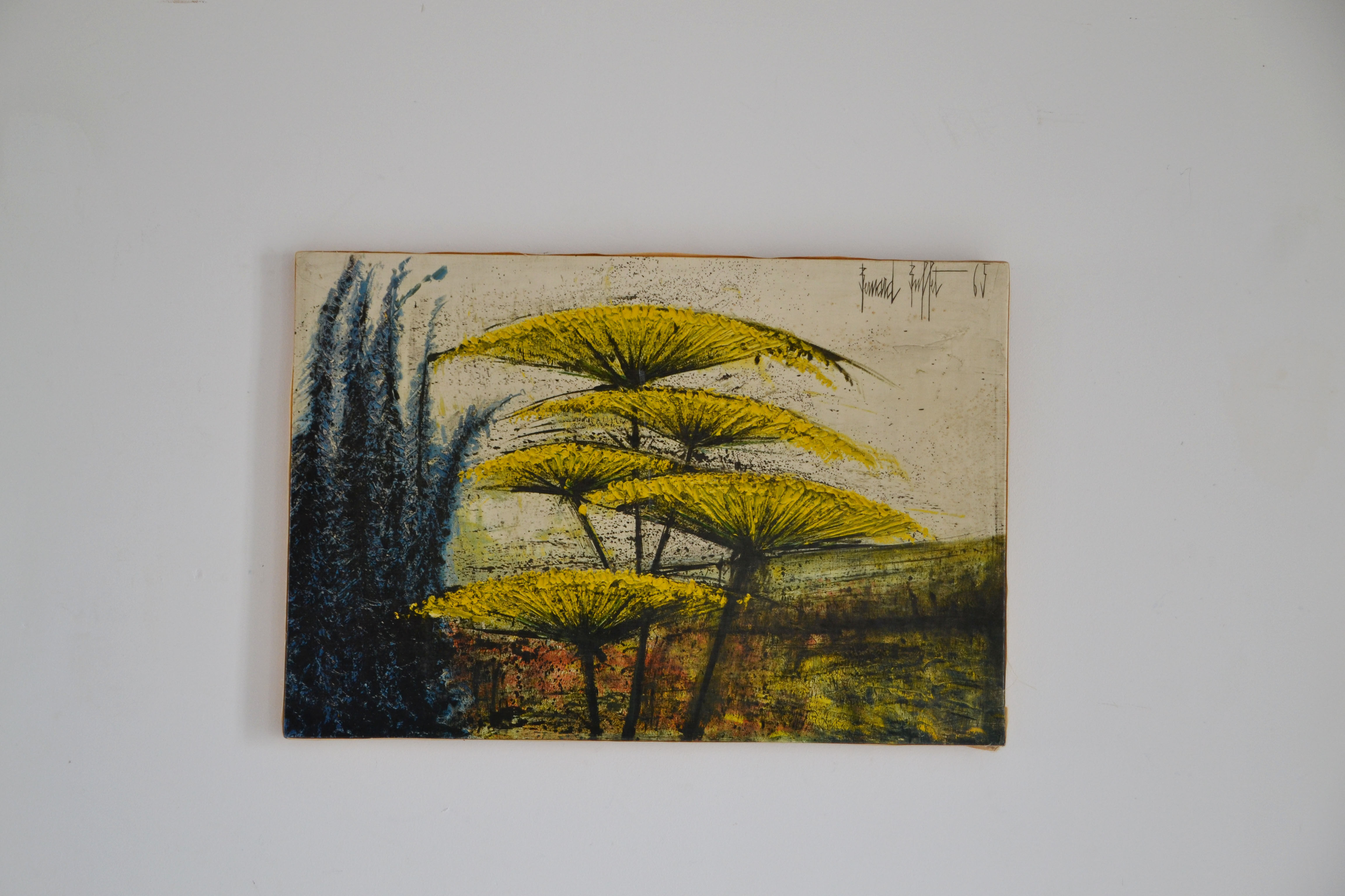 Héliogravure de Bernard Buffet edition Braun & Cie 1965