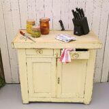 Parisian log furniture vintage kitchen