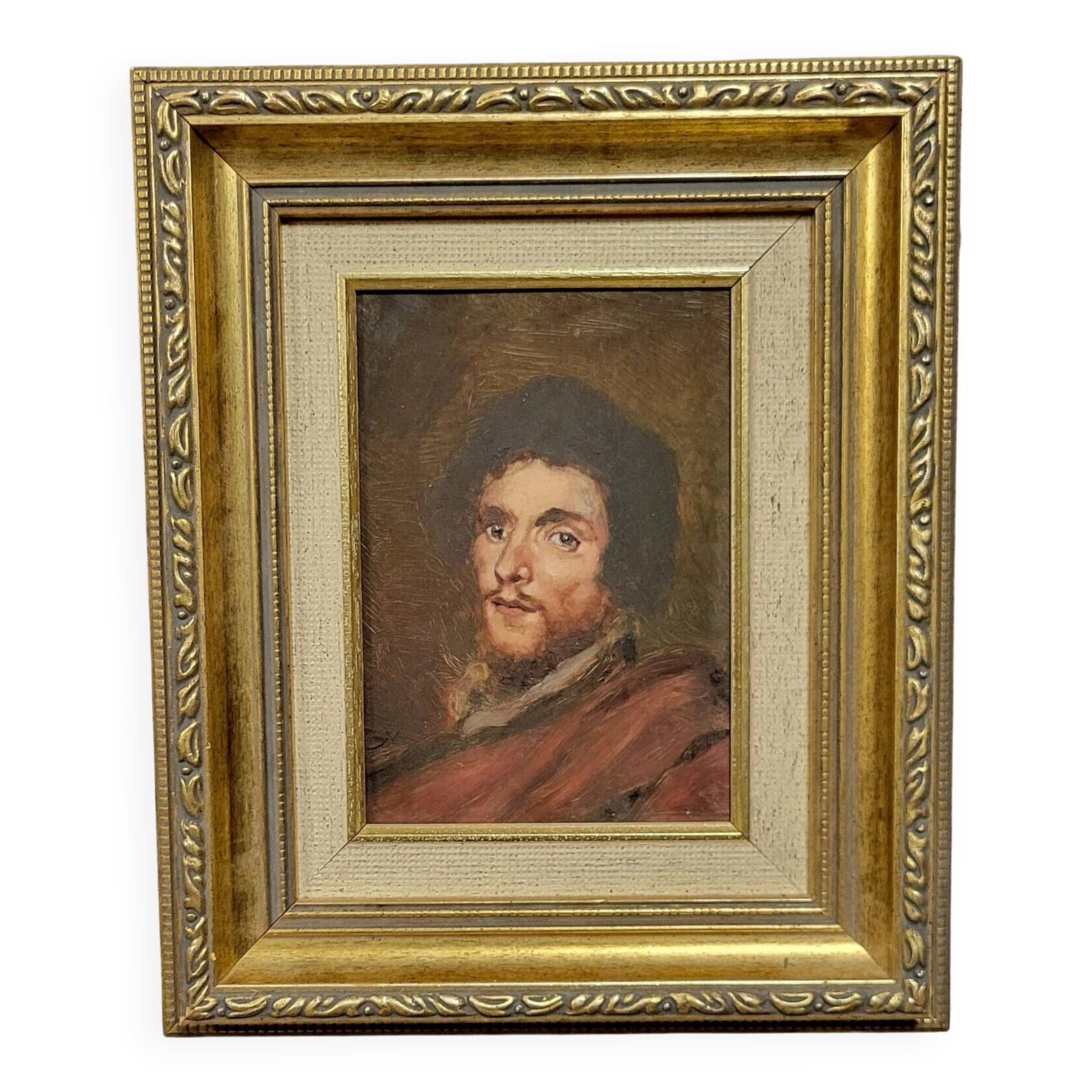 Painting oil on panel 18th century