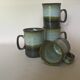 Quatre tasses en grès écossais Dunoon