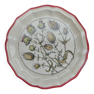 Longwy enameled decorative plate