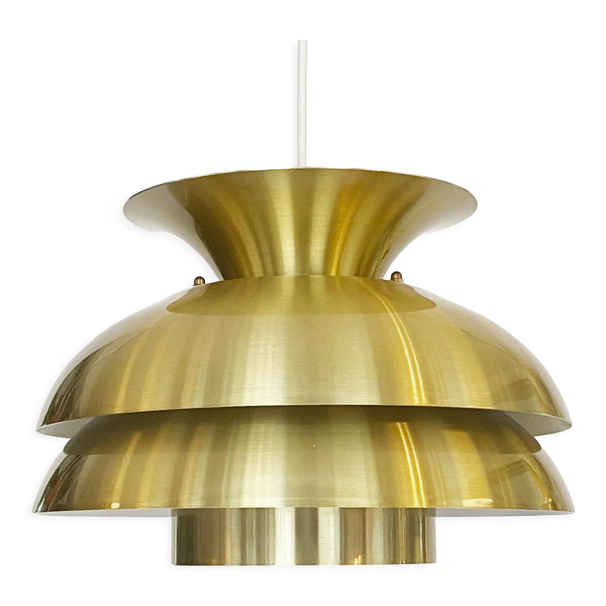 Layered pendant light by Vitrika, Denmark 1970s