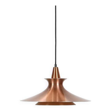 Mid-century pendant lamp / copper / aluminium / Danish modern design / 1960s / 1970s