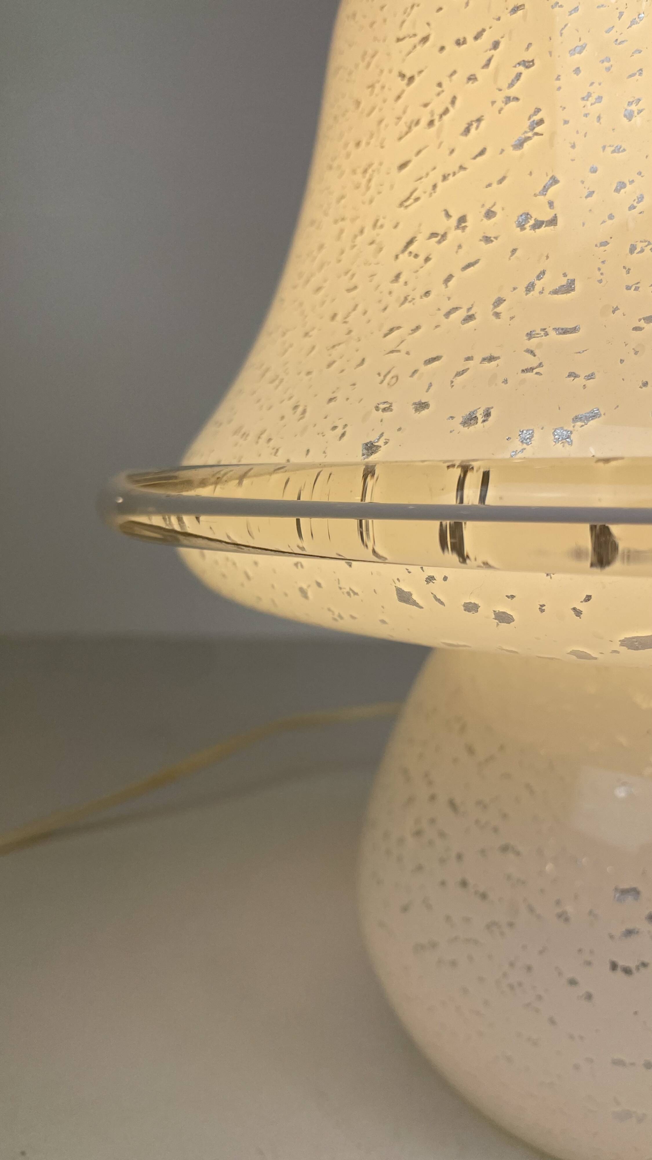 Mushroom Murano Table Lamp, 1980s