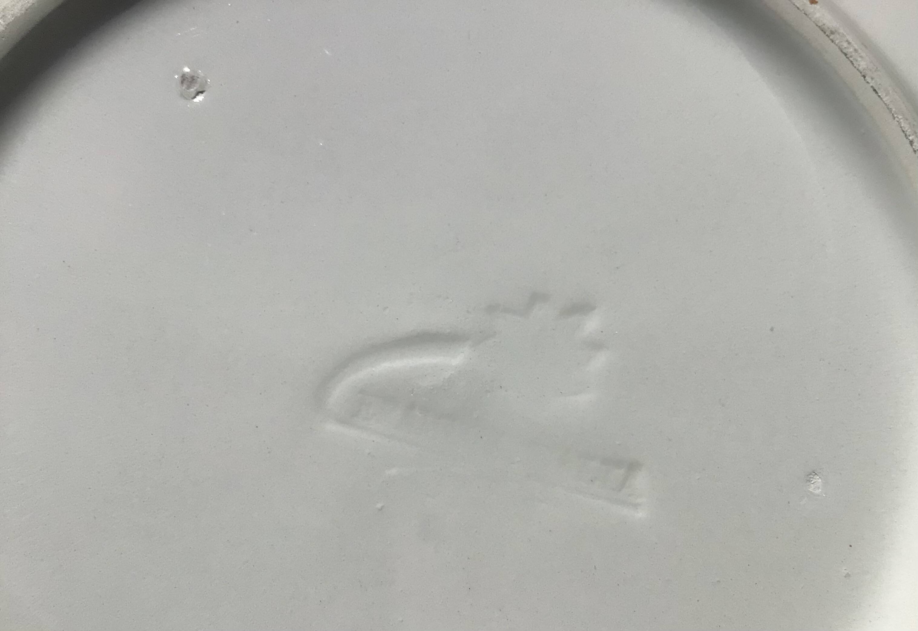 10 Grey-Black Speckled Dessert Plates