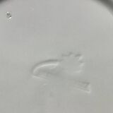 10 Assiettes dessert mouchetées gris noir