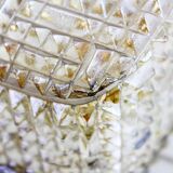 Vintage wall lamp in gilded glass