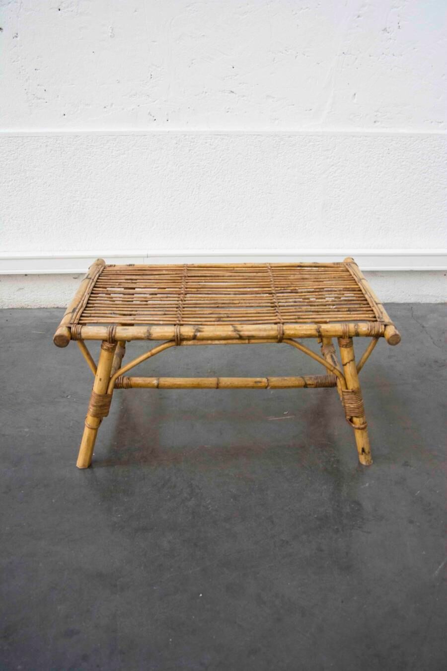 Rattan coffee table