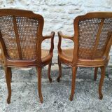 Louis xv style canne chairs