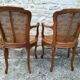 Louis xv style canne chairs