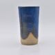 Lot of 3 vases blue enamel sandstone
