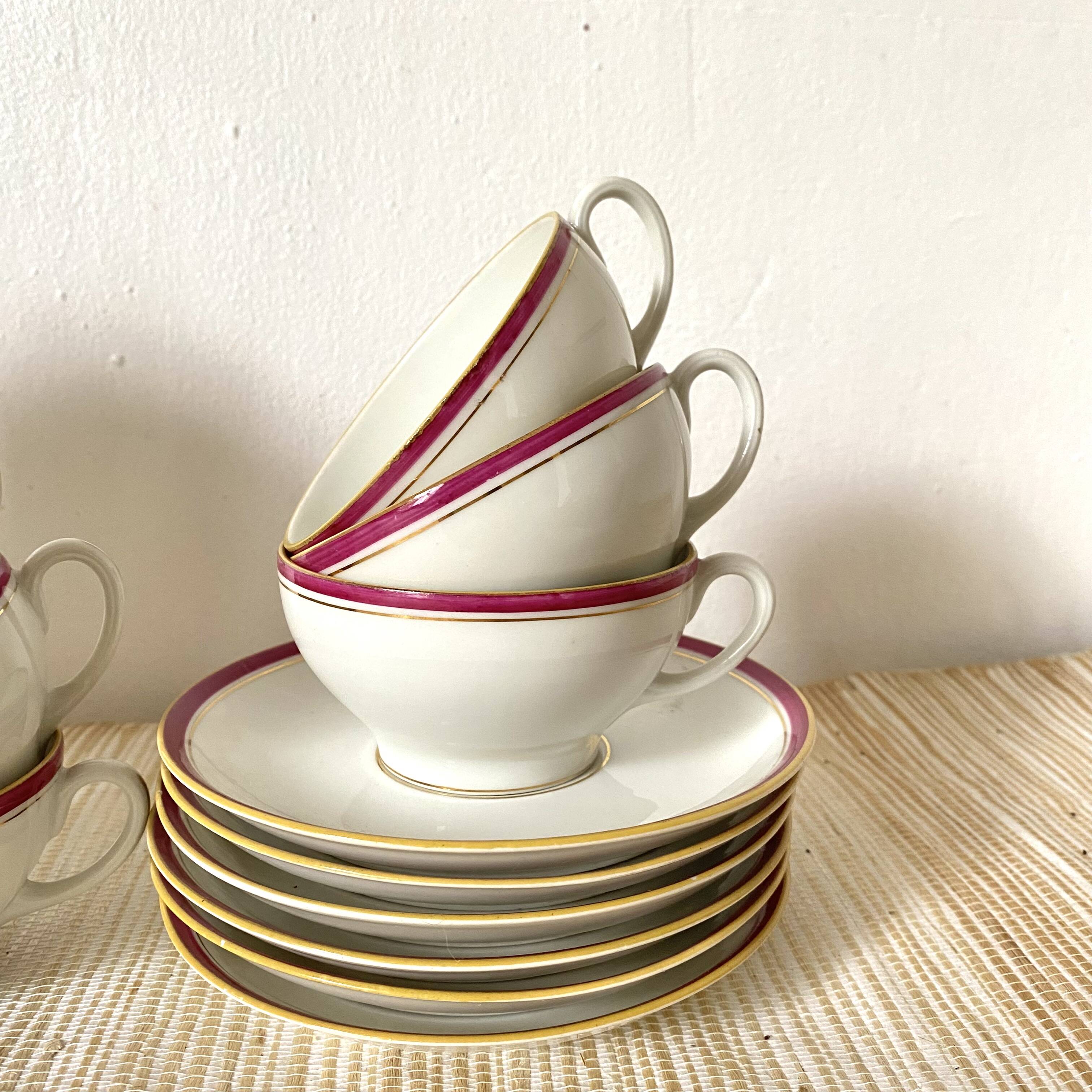 Limoges porcelain tea set