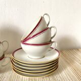Service à thé en porcelaine de Limoges