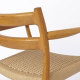 Fauteuil Niels Moller, modèle 67, Chêne, Vintage 1970