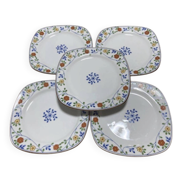 Assiettes Tachikichi à fleurs, Japon
