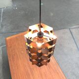 Danish copper pendant light from the mid-century by Lyfa, 1960s.