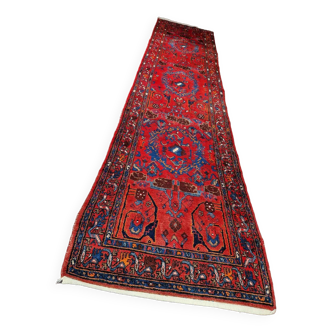 Tapis Persia Hamadan,  laine sur coton, 114/490 cm