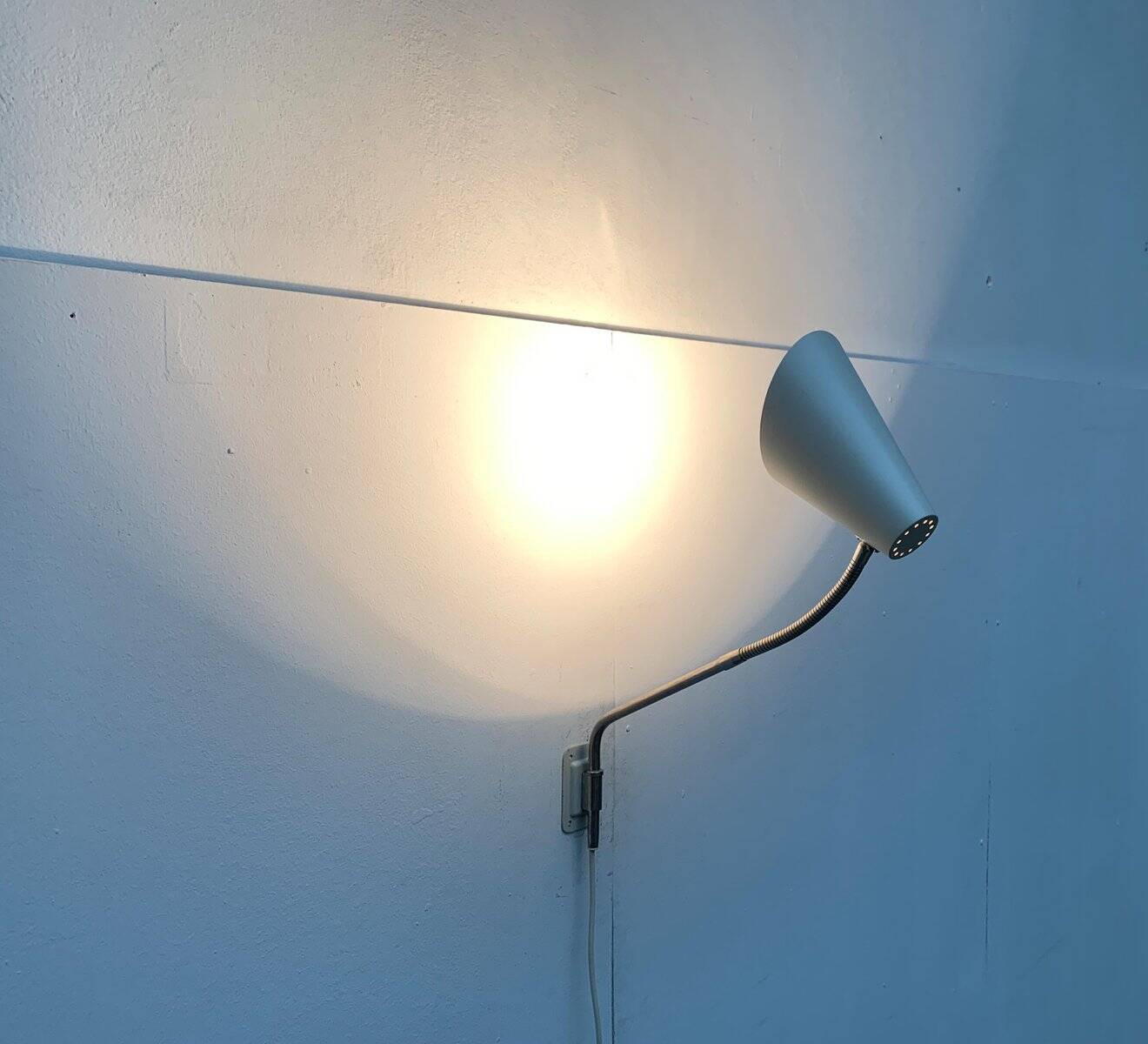 Mid-century German wall sconces by Kaiser Leuchten, set of 2.