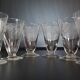 6 Verres ancien  soufflé et ciselé