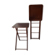 Paire de petites tables pliantes
