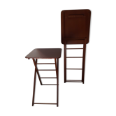 Paire de petites tables pliantes