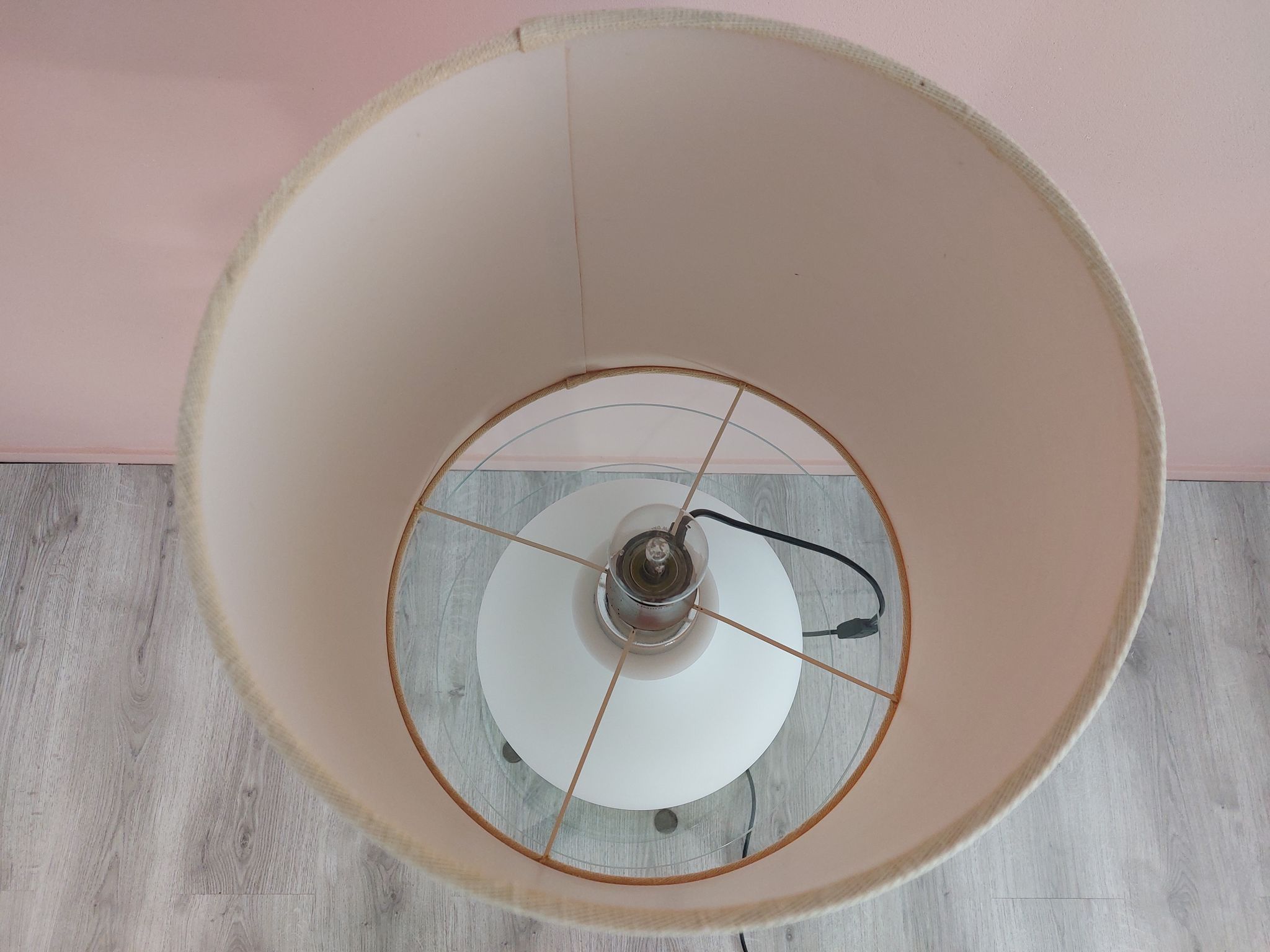 Lampe de chevet par Glashutte Limburg, années 1960.