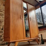 Vintage cabinet feet compass