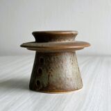 Beurrier en grès, poterie artisanale