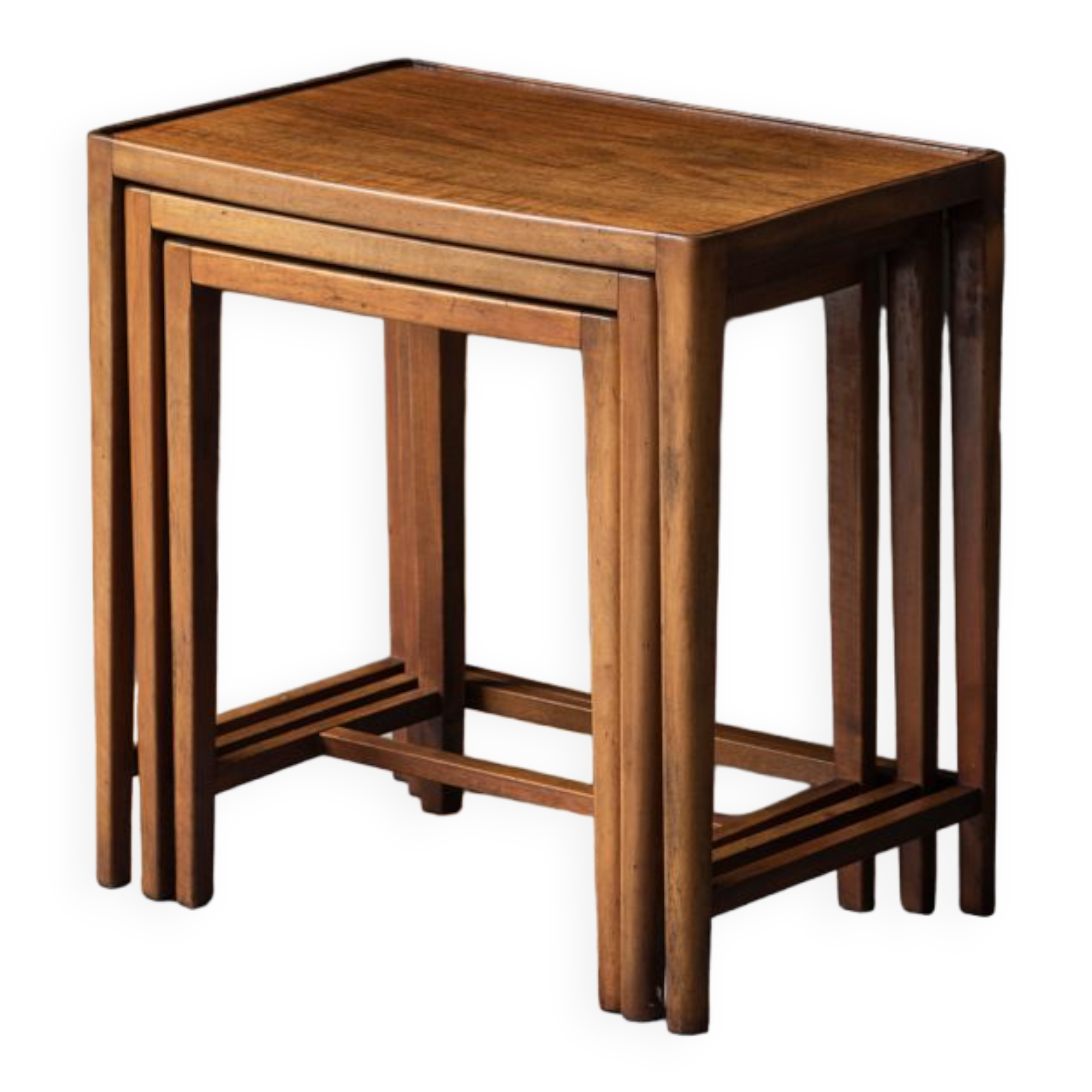 Set of 3 nesting tables in teak wood, Denmark, 1960’s