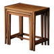 Set of 3 nesting tables in teak wood, Denmark, 1960’s