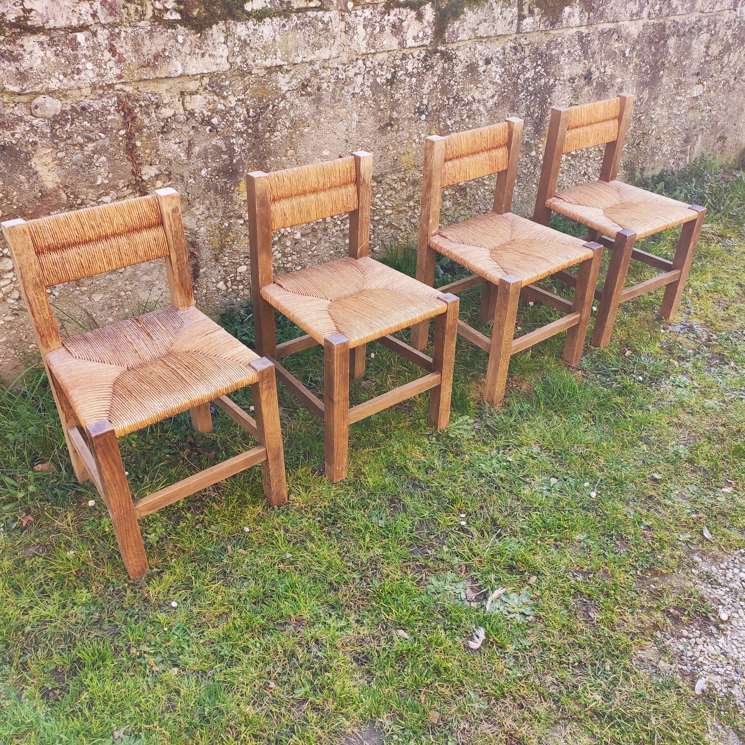 Vintage brutalist chairs 1950