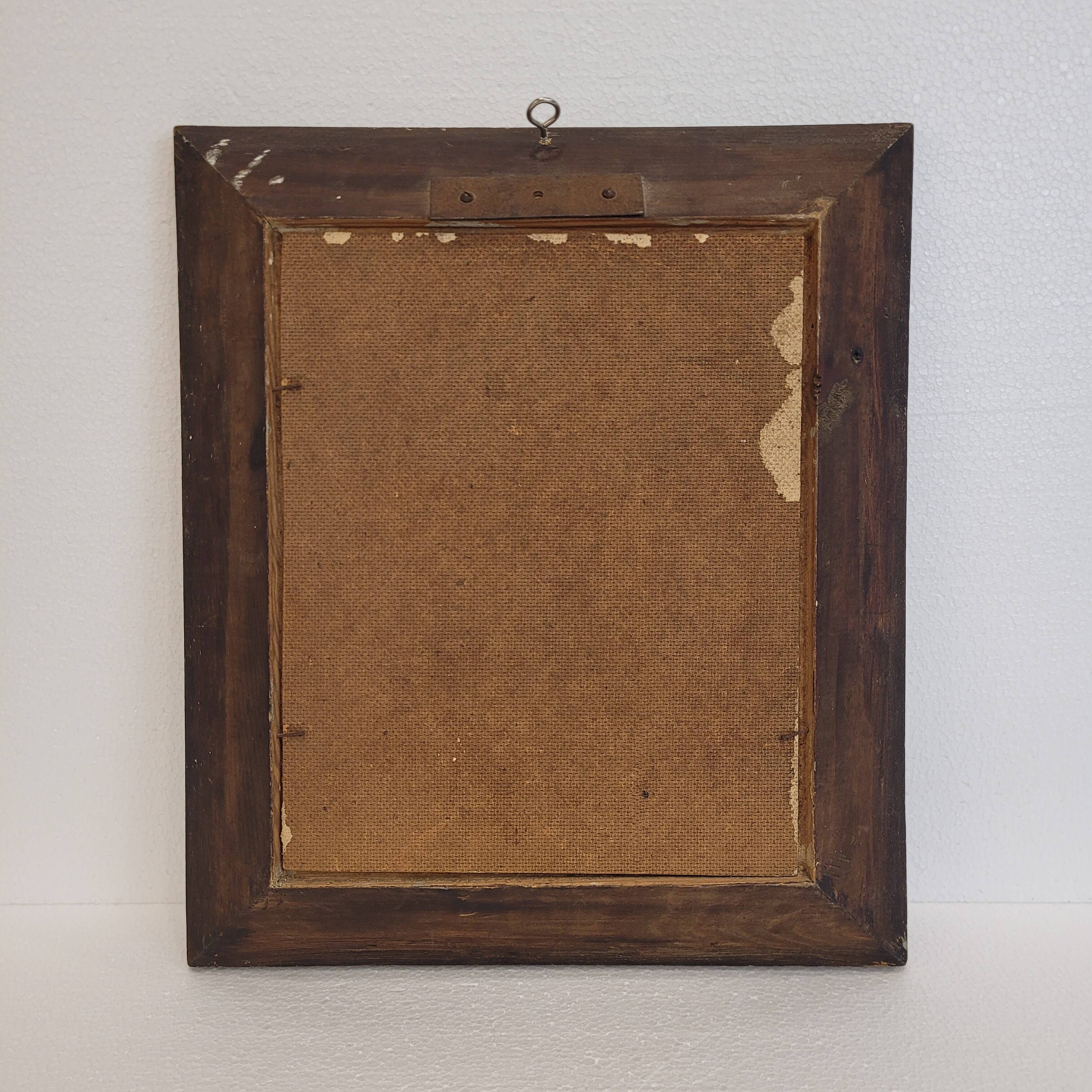 Óleo sobre tabla “Gitana”, 40’s - Francia