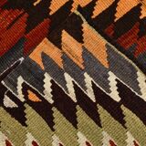 5x10 Madalion Design Turkish Kilim Rug,