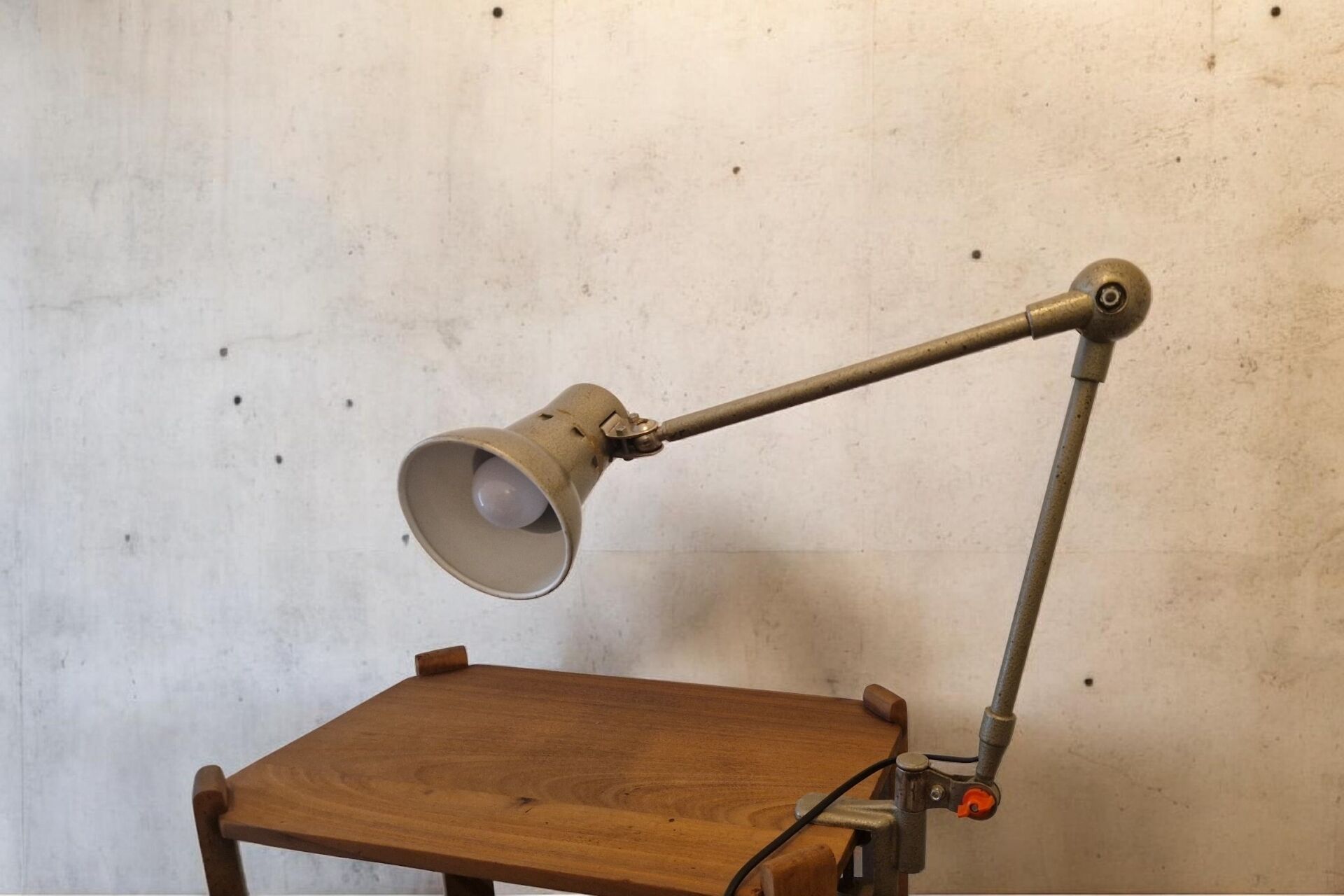 Vintage industrial architect lamp lumina – 1950s/60s