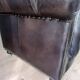 Coventry 3-seater Chesterfield sofa – Black leather