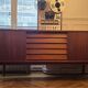 Rare - Large Swedish sideboard in teak - "Trio" model by Nils Jonsson